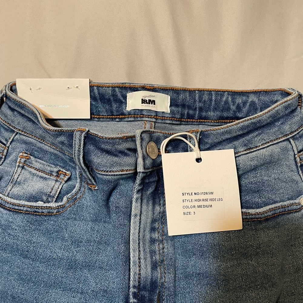 NWT wide leg jean